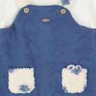 Baby Boys White & Blue Babygrow Set, 1, hi-res