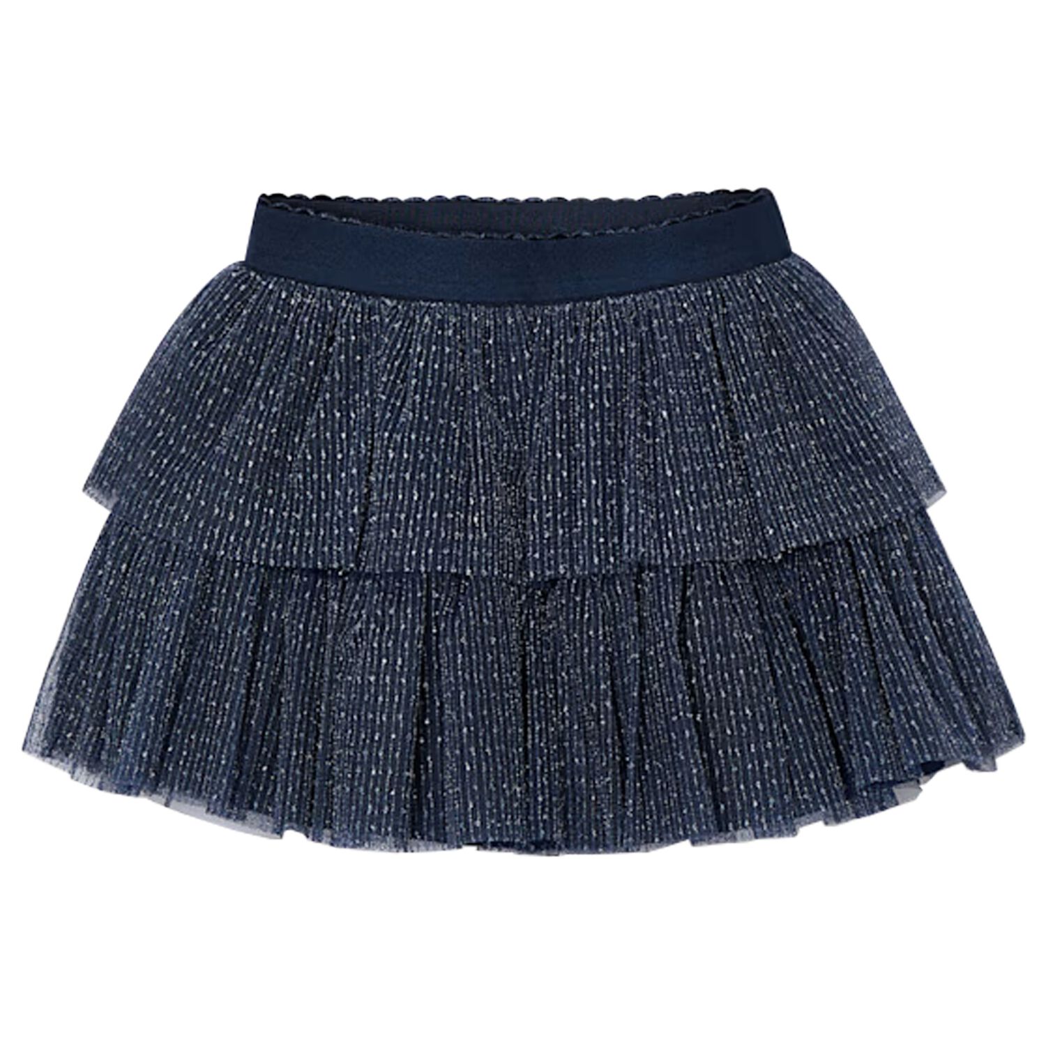Girls Navy Blue Tulle Skirt, 1, hi-res image number null