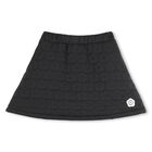 Girls Black Boke Flower Logo Skirt, 1, hi-res