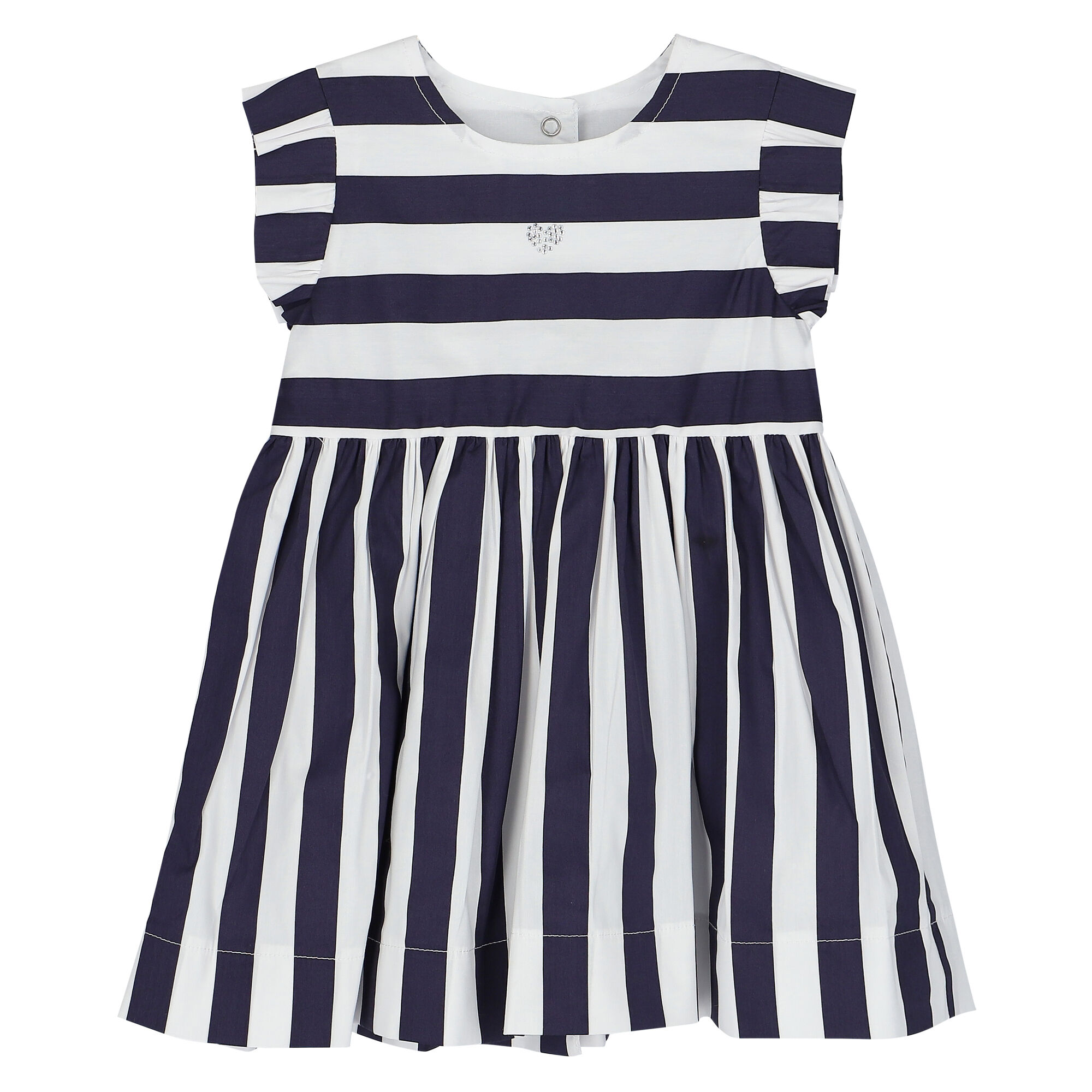 Navy and white sales striped dress australia