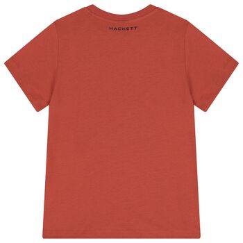 Boys Orange Logo T-Shirt
