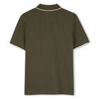 Boys Mini Me Green Logo Polo Shirt, 2, hi-res