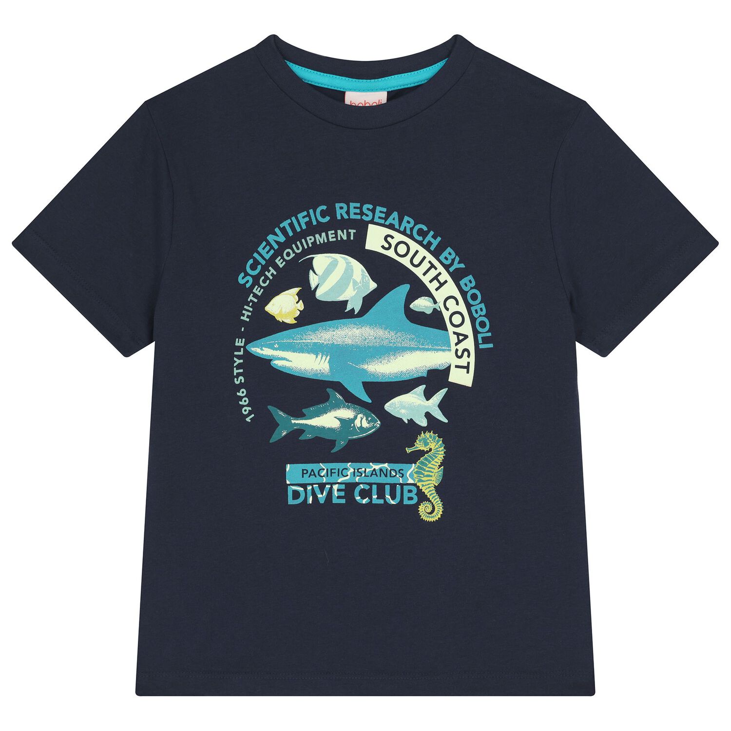 Boys Navy Blue & Green Shorts Set, 1, hi-res