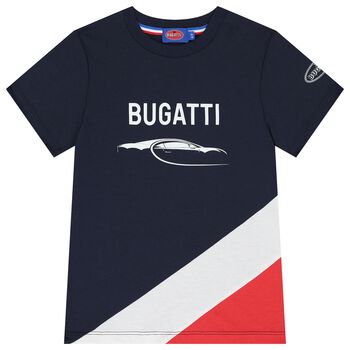 Boys Navy Blue Logo T-Shirt
