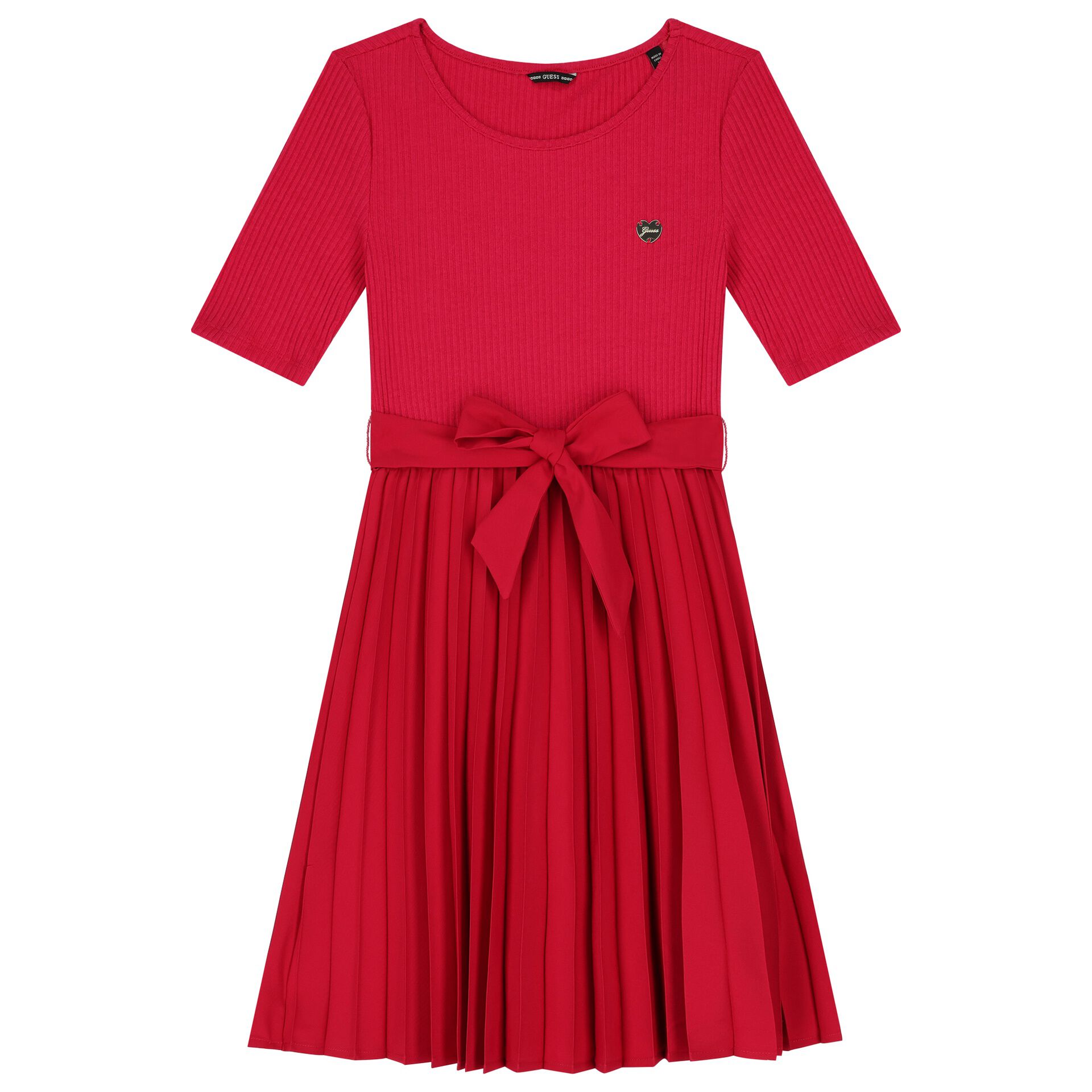 Guess Girls Pink Logo Dress Junior Couture Australia