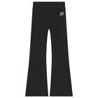 Girls Black Logo Leggings, 1, hi-res