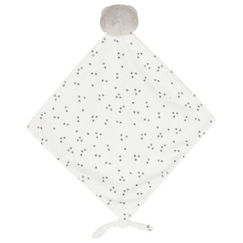 White Teddy Bear Baby Doudou Comforter