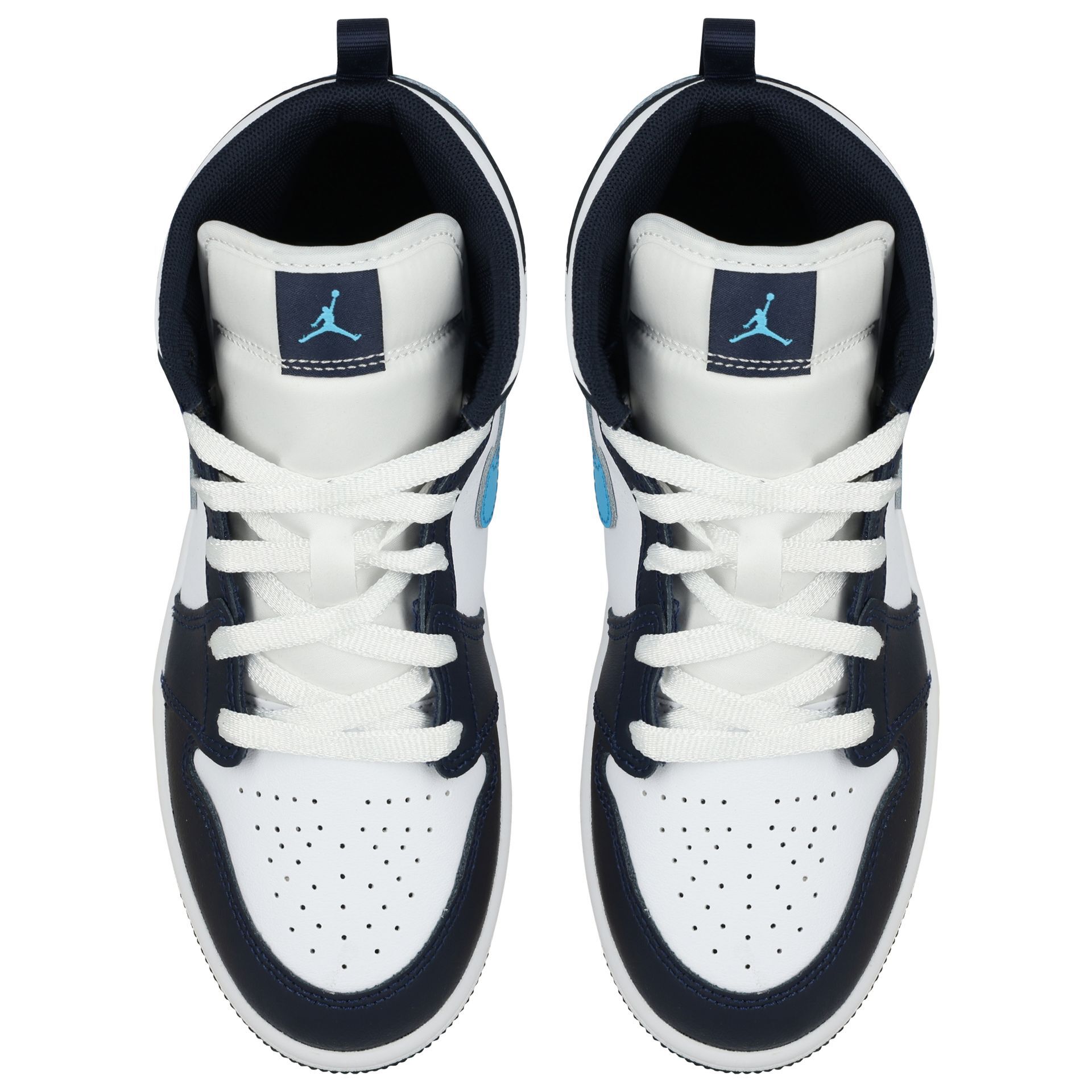 blue and white jordan 1 junior