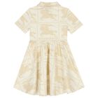 Girls Ivory & Beige Knight Dress, 1, hi-res