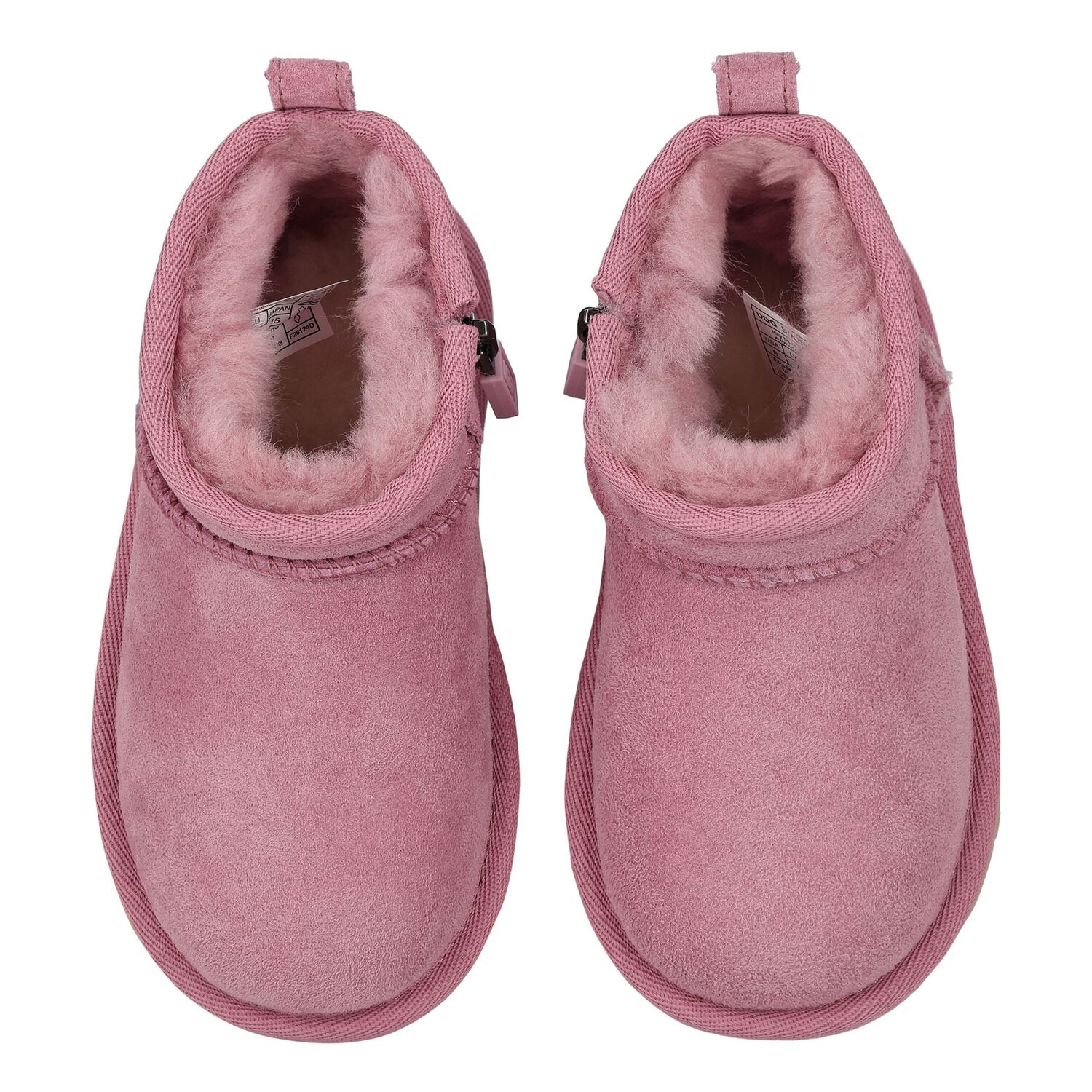 Younger Girls Pink Classic Ultra Mini Suede Boots, 1, hi-res image number null
