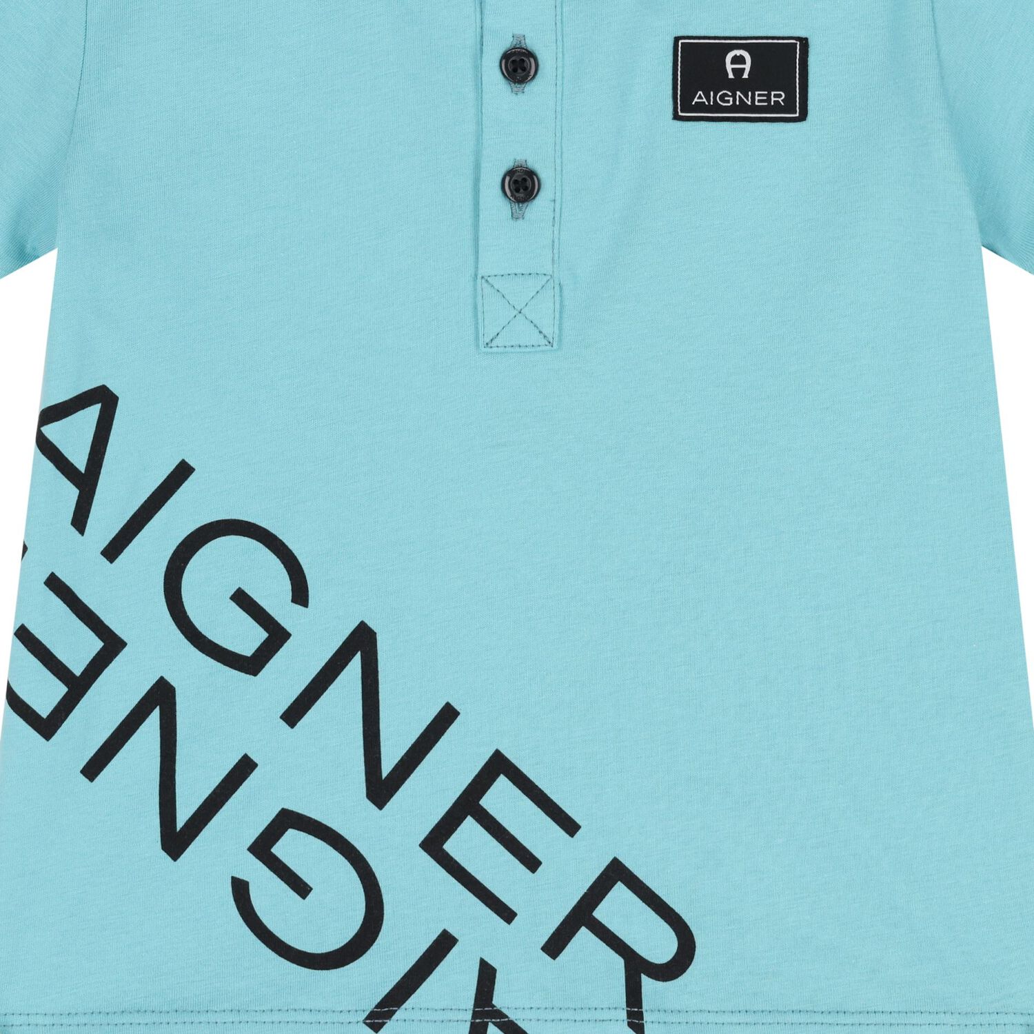 Younger Boys Blue Logo Polo Shirt, 2, hi-res image number null