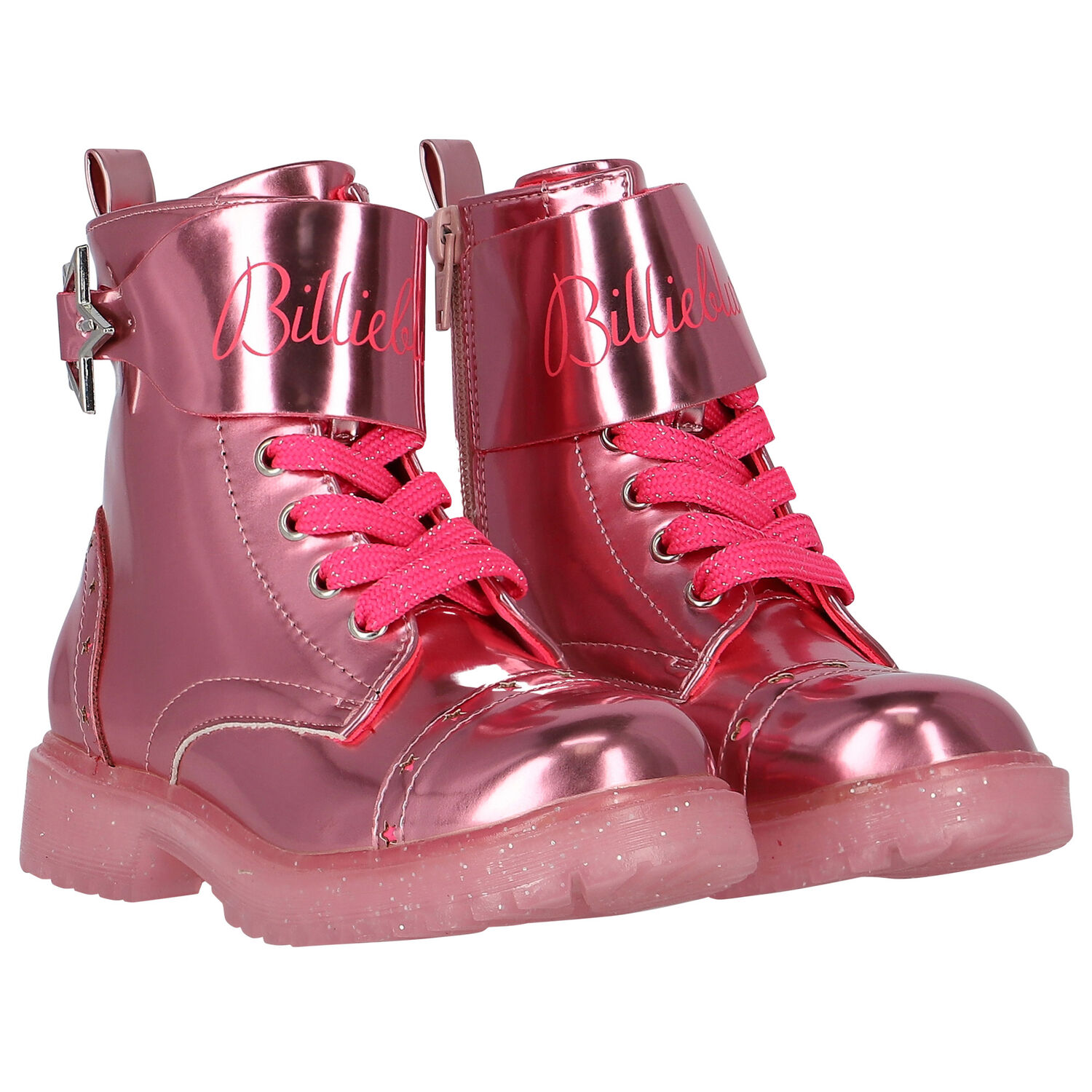 Girls Pink Logo Boots, 1, hi-res image number null