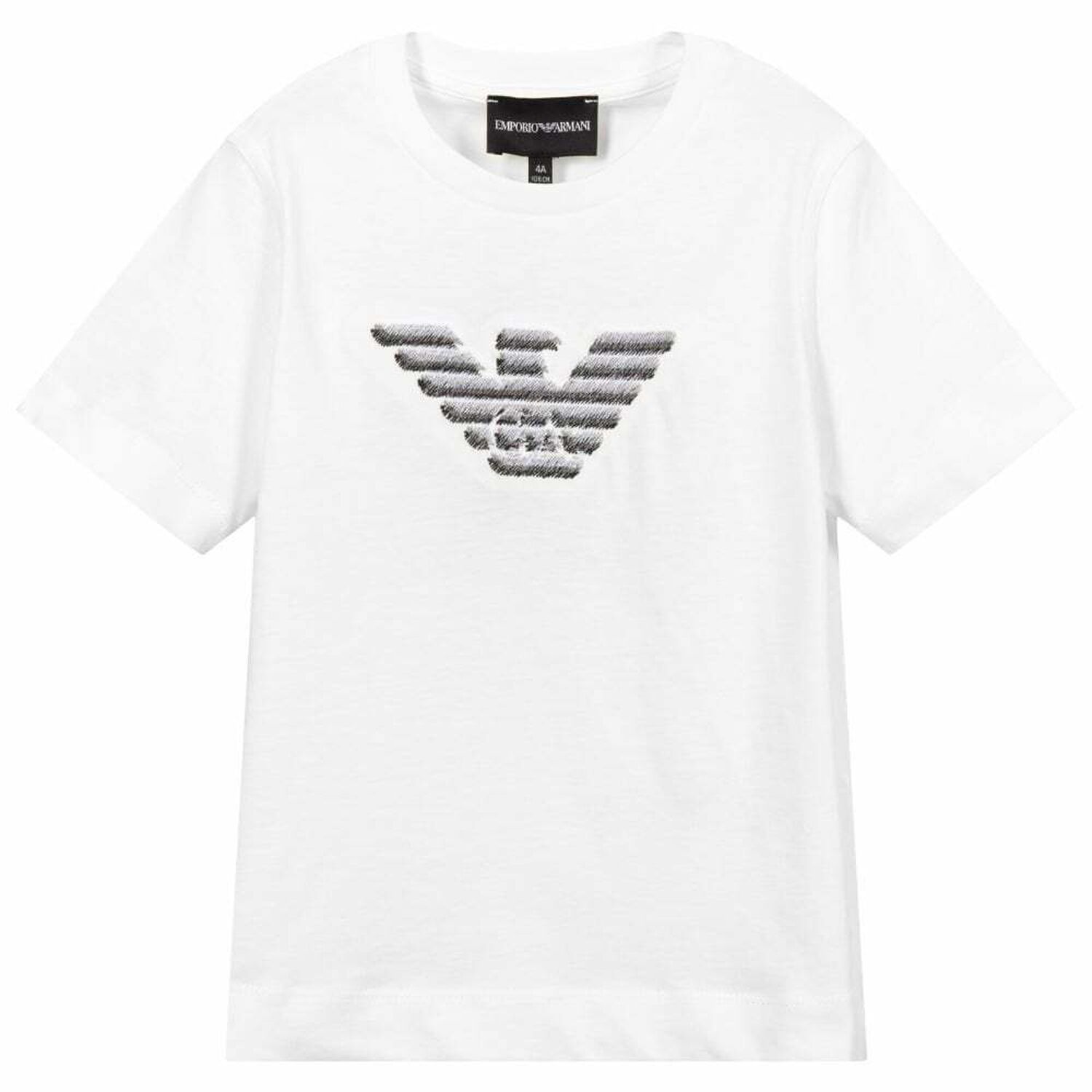 Boys White Logo T-Shirt, 1, hi-res image number null