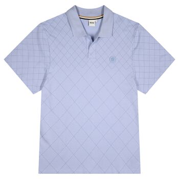 Boys Blue Logo Polo Shirt