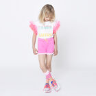 Girls Pink Embellished Shorts, 1, hi-res