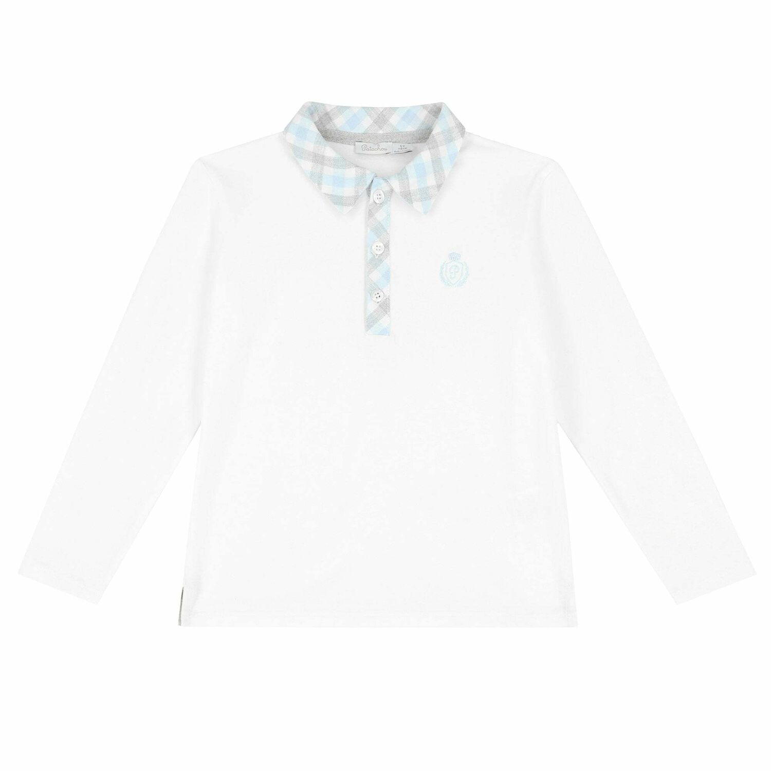 Boys White Polo Shirt, 1, hi-res