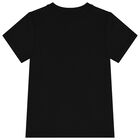 Boys Black Logo T-Shirt, 2, hi-res