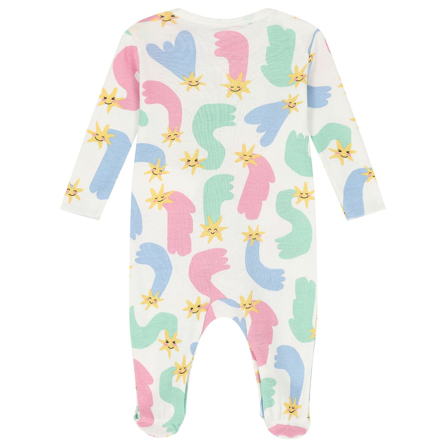Baby Girls Ivory Shooting Stars Babygrow Gift Set, 1, hi-res