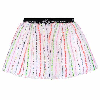 Girls Multi-color Sequin Skirts