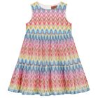 Girls Multi-Colored Zigzag Dress, 1, hi-res