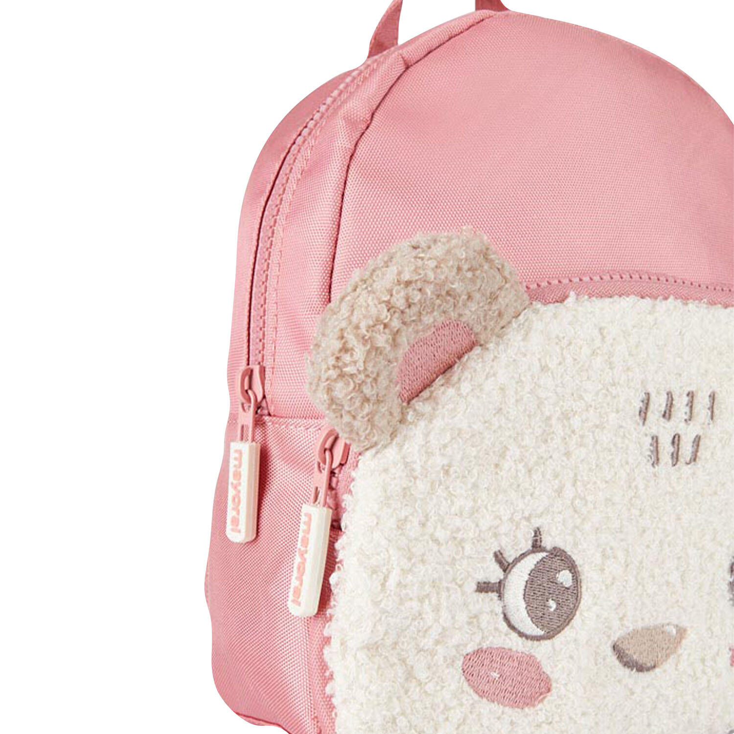 Girls Pink Bear Backpack, 1, hi-res image number null