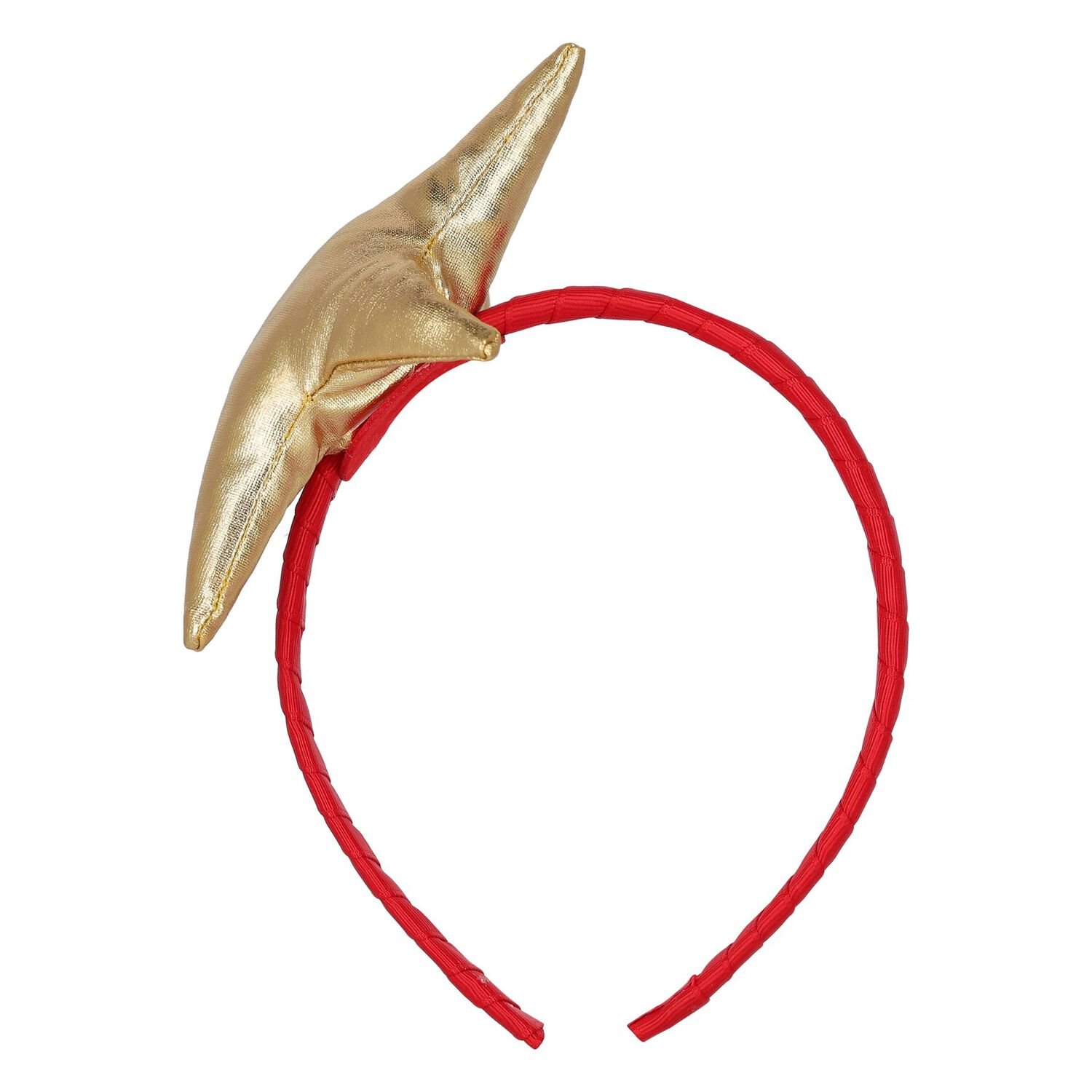 Girls Red & Gold Star Headband, 1, hi-res