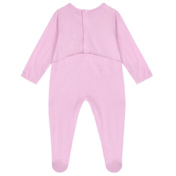 Baby Girls Pink Butterfly Babygrow