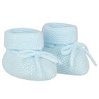 Baby Boys Blue Mittens & Booties Gift Set, 4, hi-res