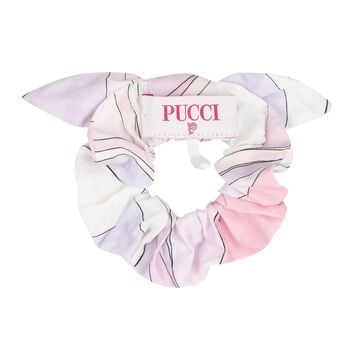 ربطة شعر للبنات باللون الوردي والبنفسجي الفاتح