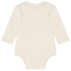 Baby Girls Ivory Polo Bear Bodysuits ( 2 Pack ), 1, hi-res