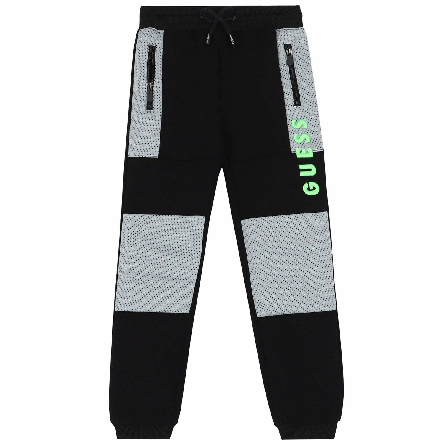 Boys Black & Grey Logo Joggers, 1, hi-res image number null