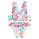 Girls Multi-Coloured Floral Bikini, 1, hi-res