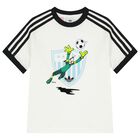 Boys White Disney Logo T-Shirt, 1, hi-res