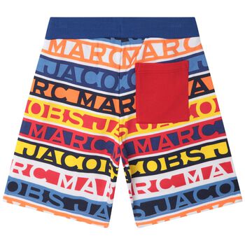 Boys Multi-Colored Logo Shorts