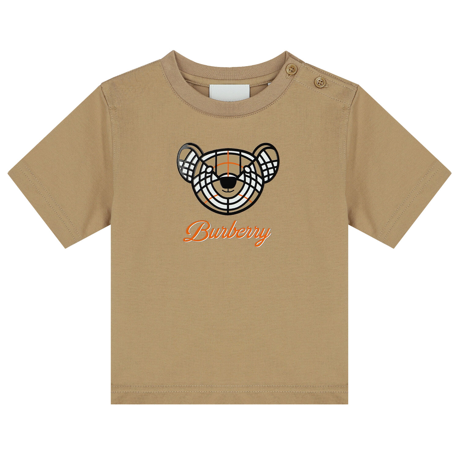 Burberry Beige Thomas Bear Logo T-Shirt | Junior Couture USA