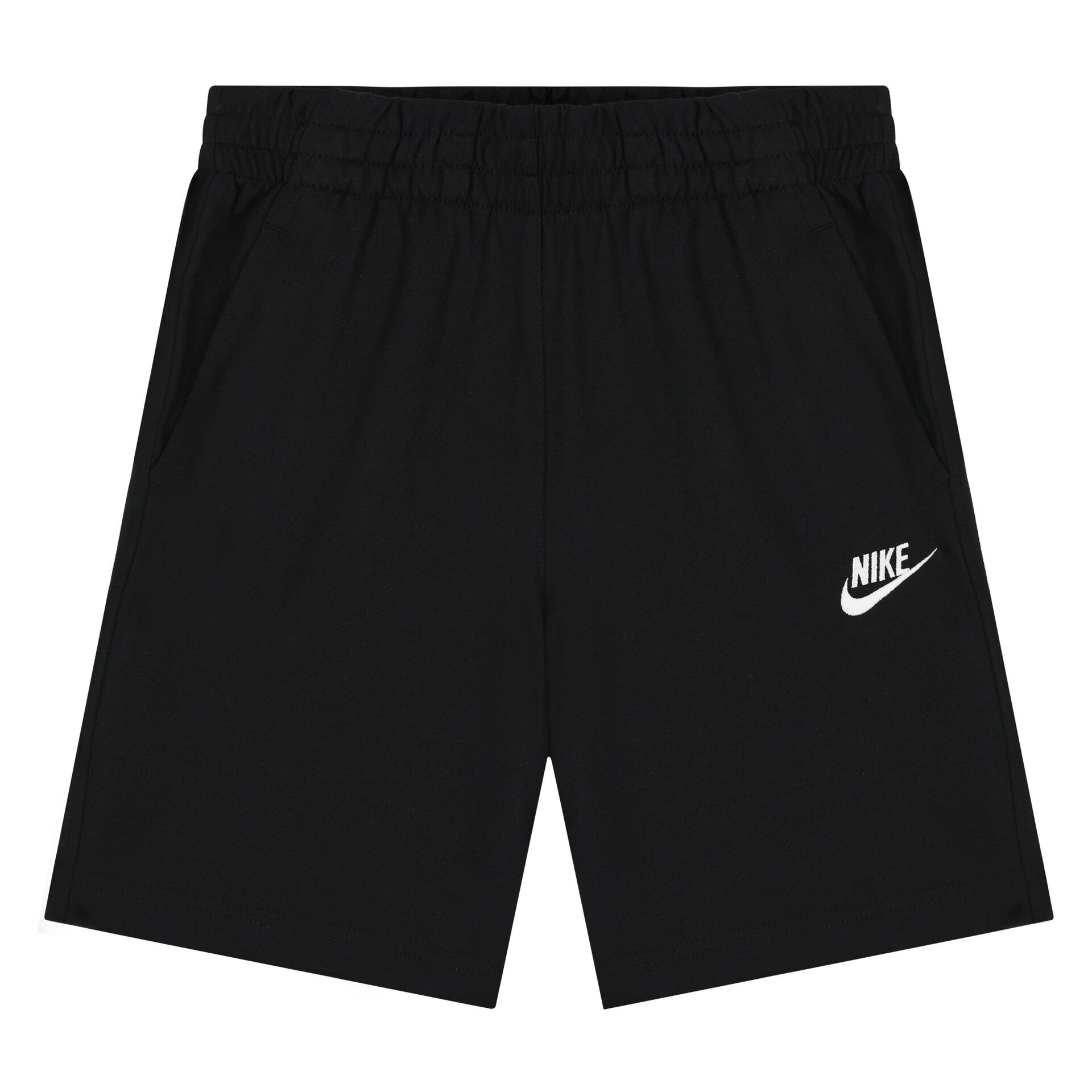 black on black nike shorts