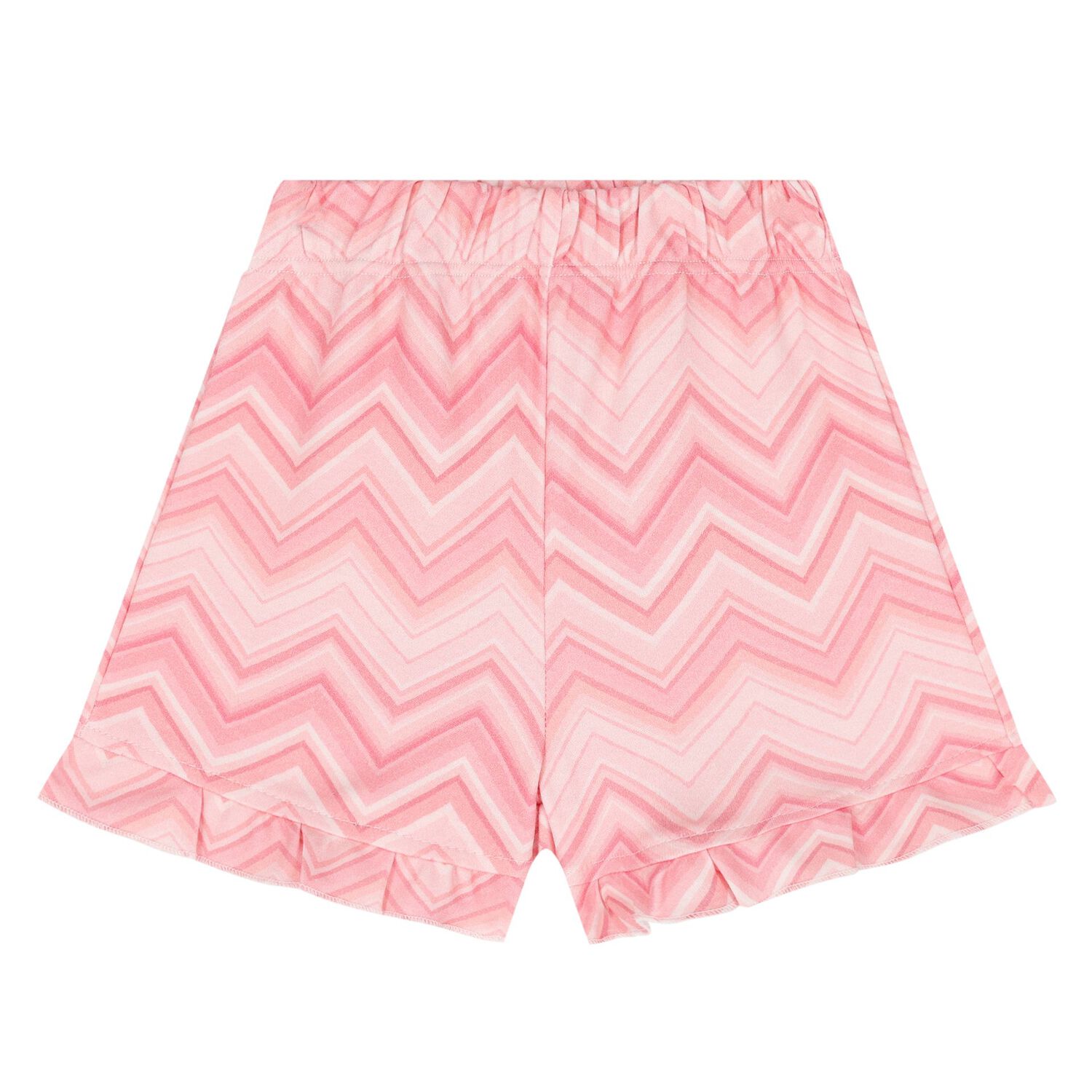 Girls Pink Zig Zag Pyjamas, 1, hi-res