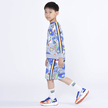Boys Grey Logo Sweatshirt