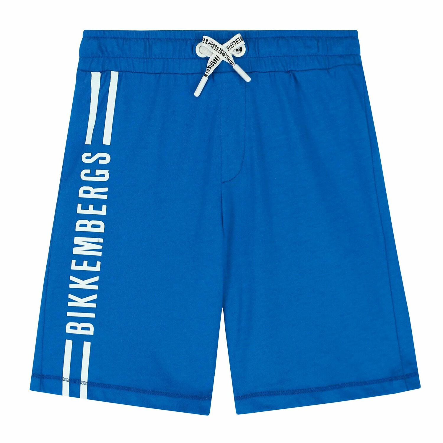 Boys White & Blue Logo Shorts Set, 1, hi-res image number null