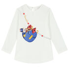 Girls Ivory Crossbody Bag Long Sleeve Top, 1, hi-res