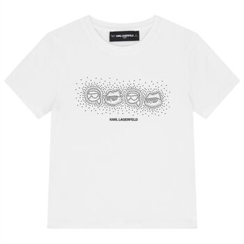 Girls Mini Me Ikonik Karl & Choupette T-Shirt