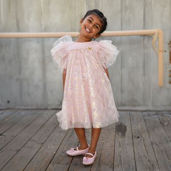 Baby Girls Pink Ruffle Tulle Marlowe Dress