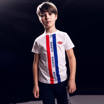 Boys White Logo T-Shirt