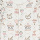 Baby Girls Pink & White Carousel & Hot Air Balloon Babygrow Gift Set, 1, hi-res