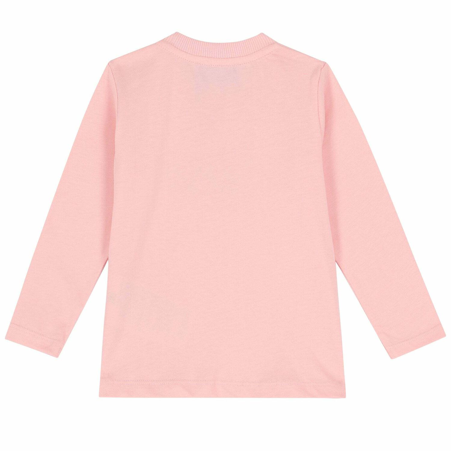 Pink Logo Long Sleeve Top, 3, hi-res