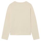 Girls Beige Long Sleeve Top, 2, hi-res