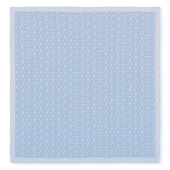 Baby Boys Blue Knitted Blanket