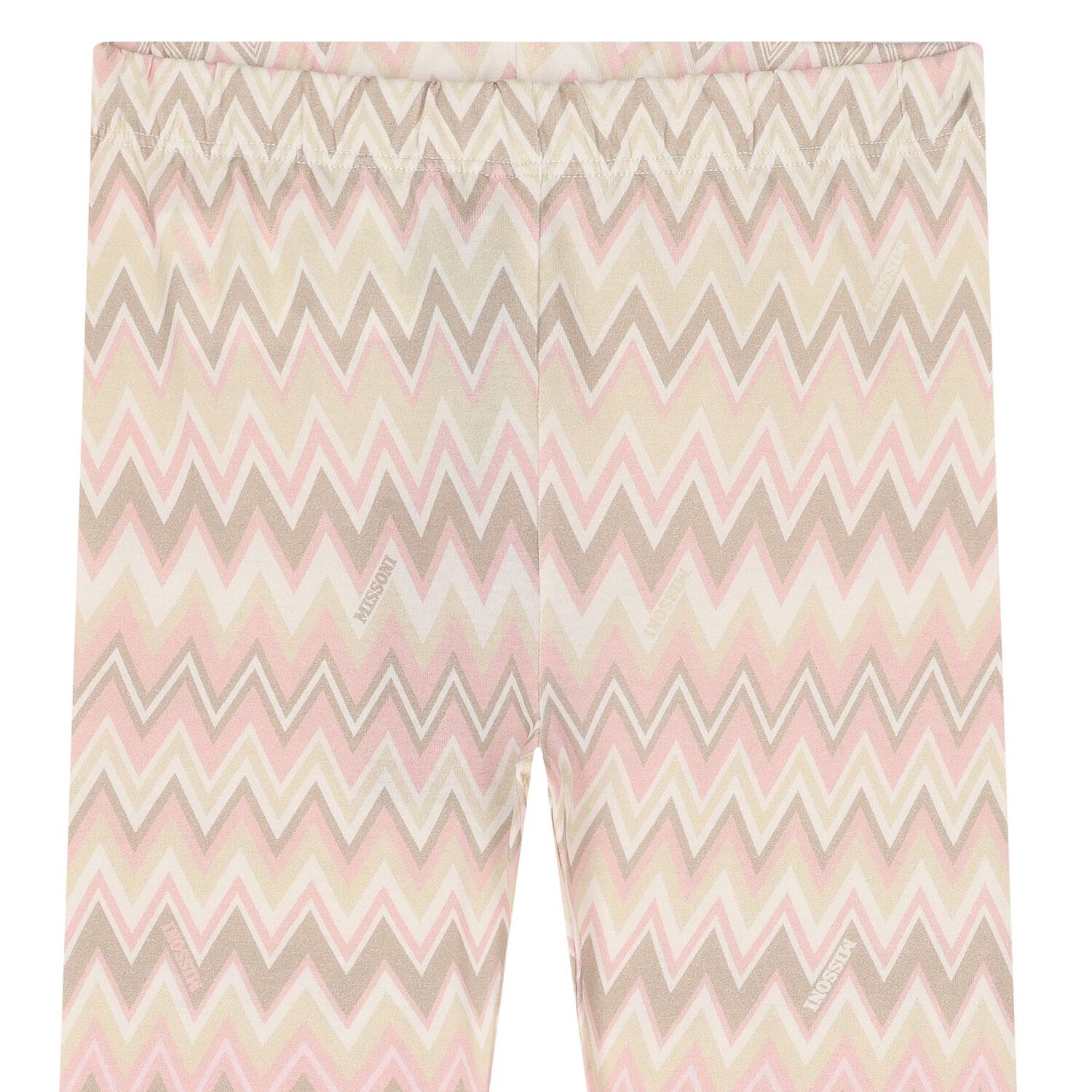 Girls Pink Logo Zig Zag Leggings, 1, hi-res