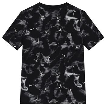 Boys Black Logo T-Shirt