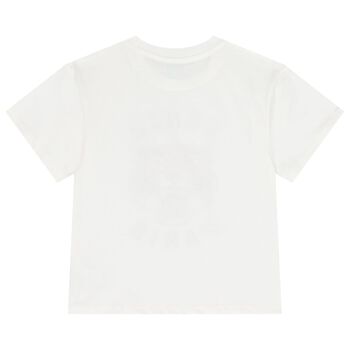 Ivory Tiger Logo T-Shirt